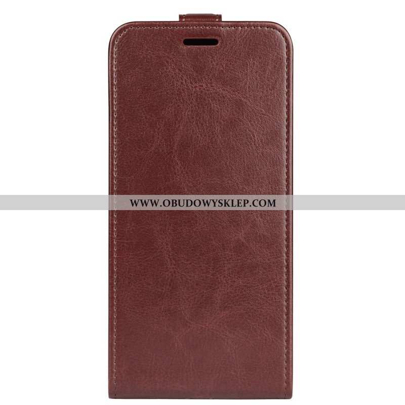 Etui Folio do iPhone 15 Plus Skórzany Futerał Klapa Pionowa