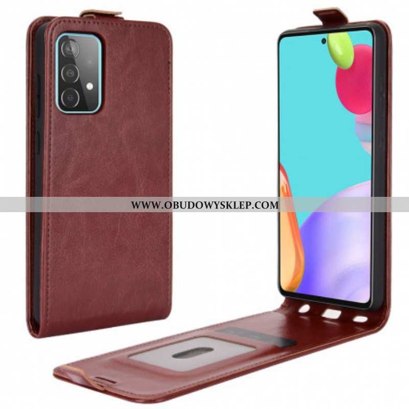 Etui Na Telefon Pokrowce do Samsung Galaxy A52 4G / A52 5G / A52s 5G Etui Folio Pionowa Klapa Z Efek