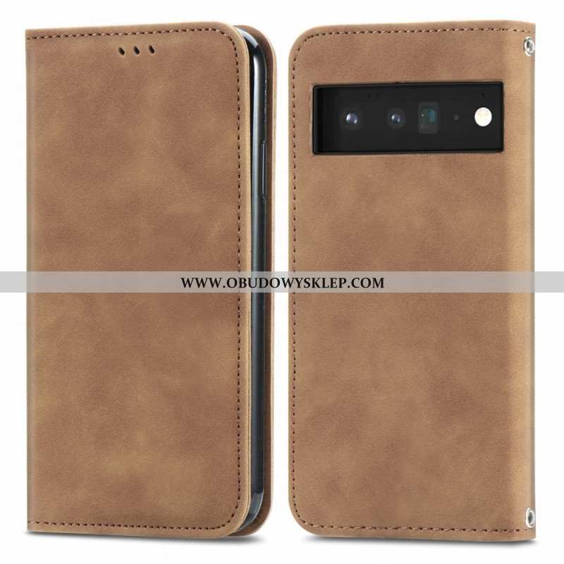 Etui Na Telefon do Google Pixel 6 Etui Folio Dotykowy Design W Stylu Vintage