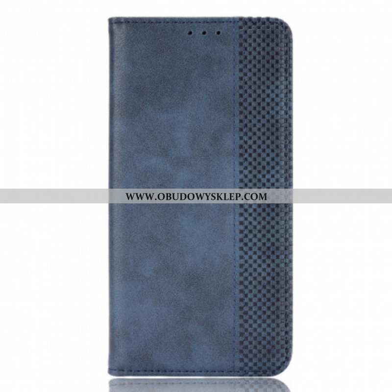 Etui Na Telefon do Motorola Edge 20 Pro Etui Folio Stylizowany Efekt Skóry W Stylu Vintage