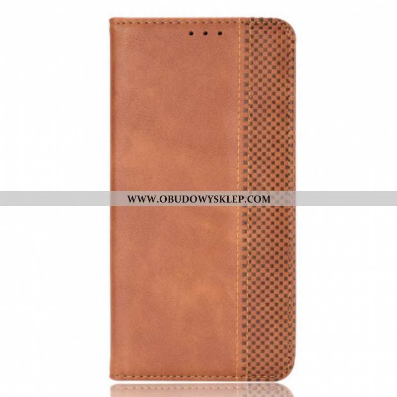 Etui Na Telefon do Oppo A54 5G / A74 5G Etui Folio Stylizowany Efekt Skóry W Stylu Vintage