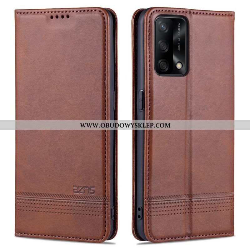 Etui Na Telefon do Oppo A74 4G Etui Folio Sztuczna Skóra Azns