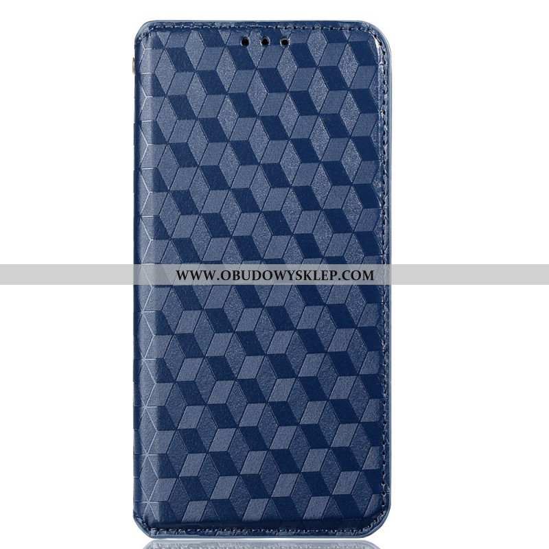 Etui Na Telefon do Oppo Reno 8 Pro Etui Folio Skórzany Efekt Sześcianu 3d