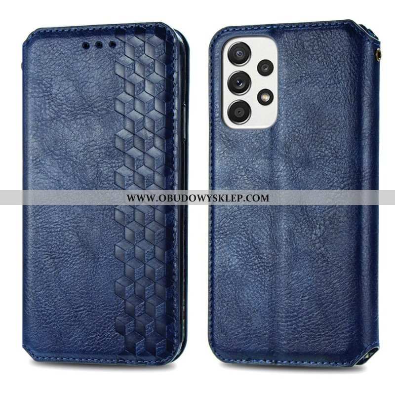 Etui Na Telefon do Samsung Galaxy A13 Etui Folio Wzór 3d Z Efektem Skóry