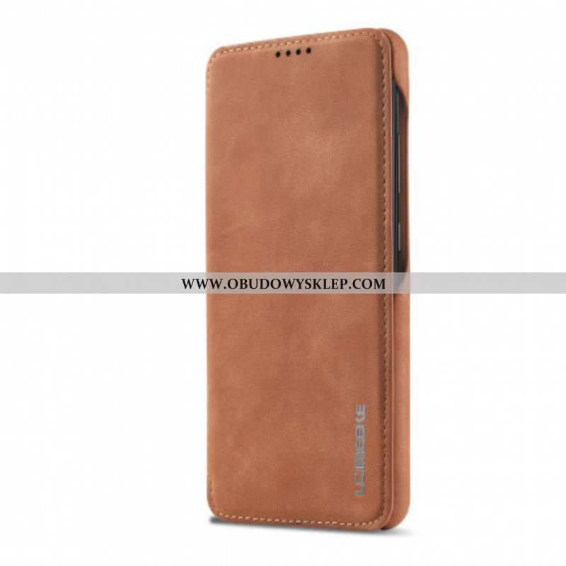 Etui Na Telefon do Samsung Galaxy A52 4G / A52 5G / A52s 5G Etui Folio Lc.imeeke Efekt Skóry