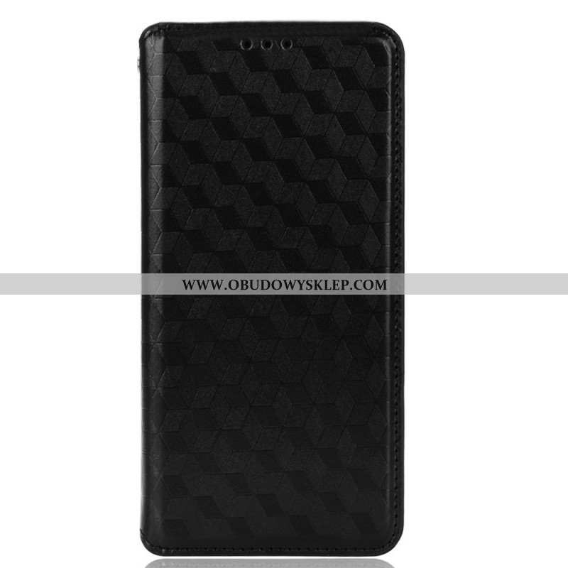 Etui Na Telefon do Samsung Galaxy A53 5G Etui Folio Efekt Diamentowej Skóry 3d