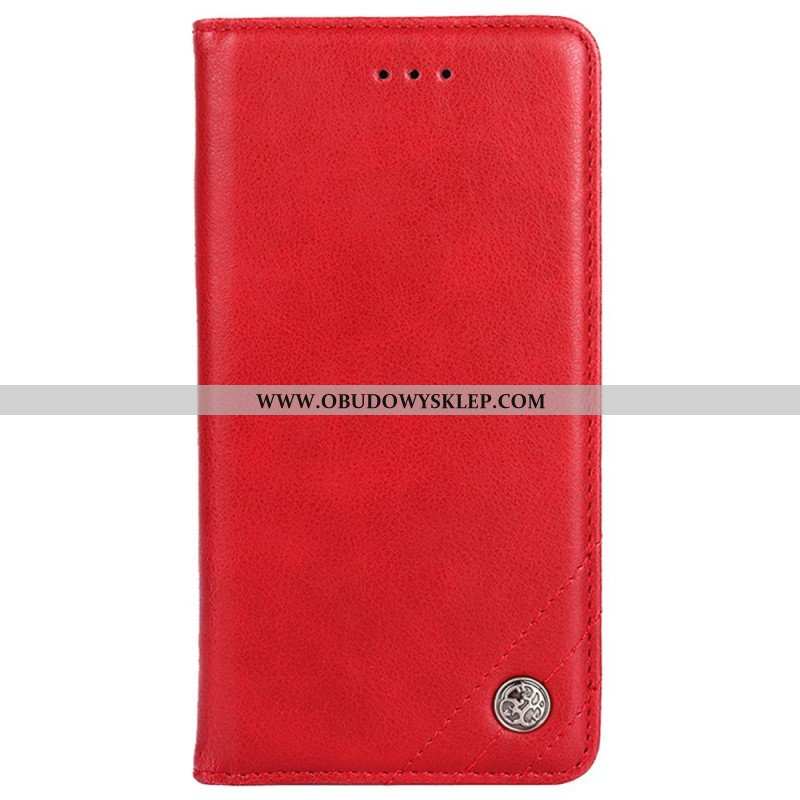 Etui Na Telefon do Samsung Galaxy A53 5G Etui Folio Stylowy Skórzany Nit