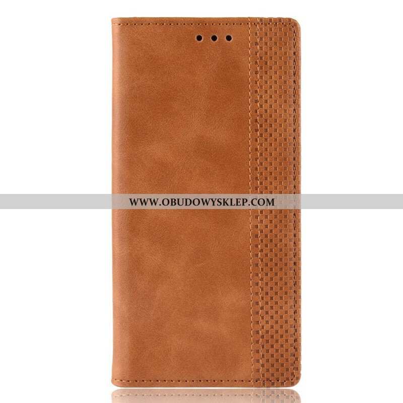 Etui Na Telefon do Samsung Galaxy M12 / A12 Etui Folio Stylizowany Efekt Skóry W Stylu Vintage