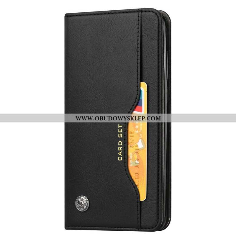 Etui Na Telefon do Samsung Galaxy M51 Etui Folio Etui Na Karty Ze Sztucznej Skóry