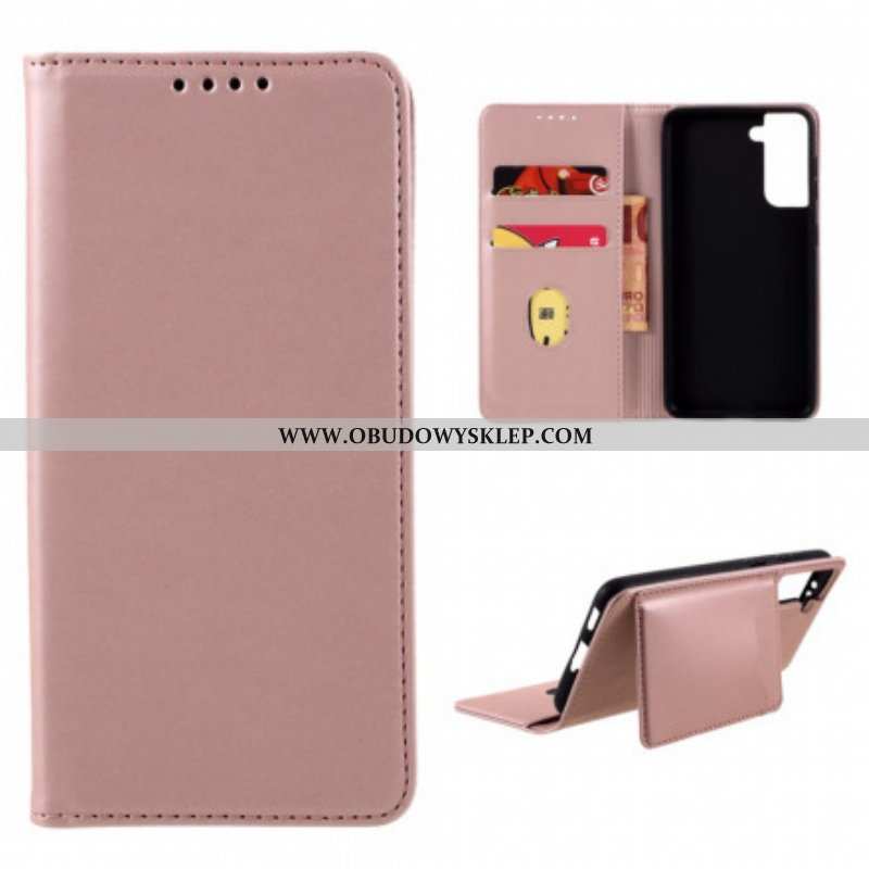 Etui Na Telefon do Samsung Galaxy S21 5G Etui Folio Stojak Na Karty