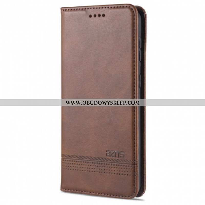 Etui Na Telefon do Samsung Galaxy S21 5G Etui Folio Stylizacja Skóry Azns