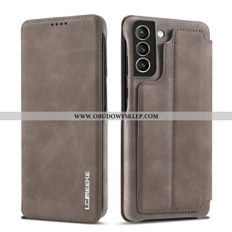 Etui Na Telefon do Samsung Galaxy S21 FE Etui Folio Lc.imeeke Efekt Skóry