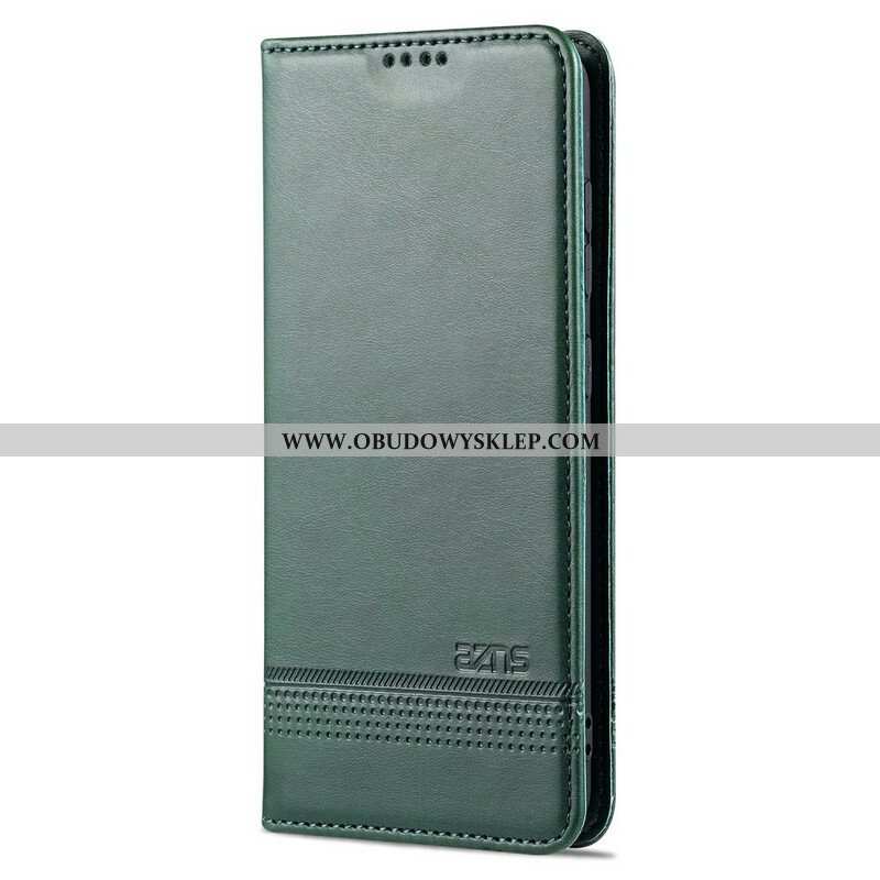 Etui Na Telefon do Samsung Galaxy S21 FE Etui Folio Stylizacja Skóry Azns