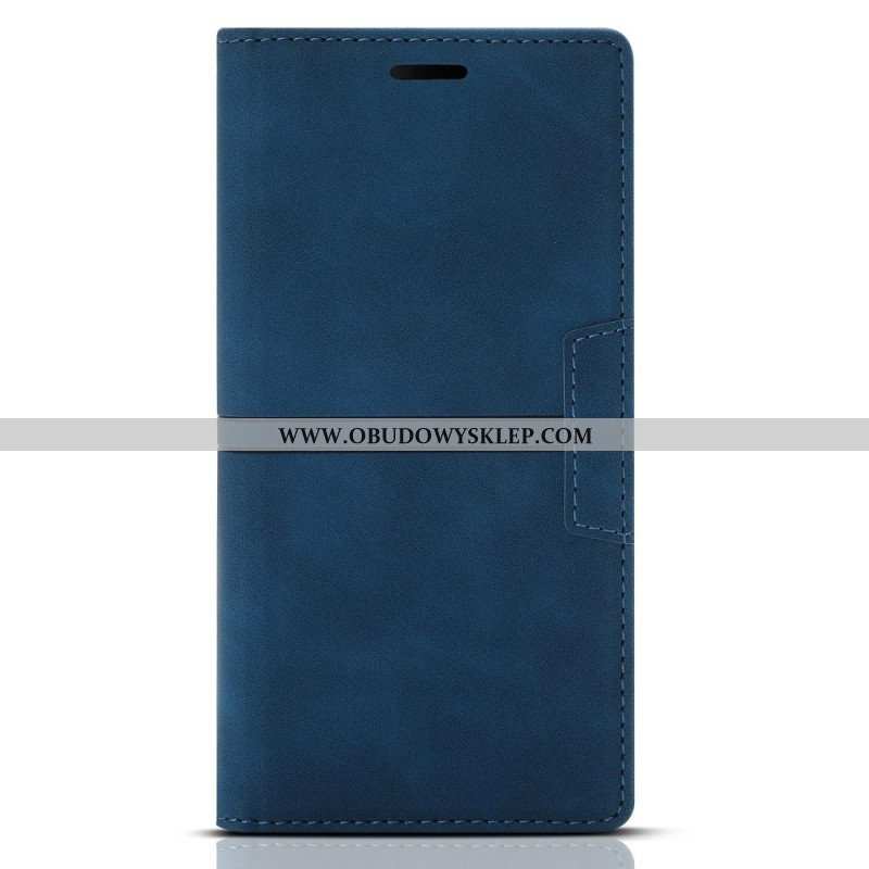 Etui Na Telefon do Samsung Galaxy S23 Plus 5G Etui Folio Stylowe Skórzane Przeszycia Magnetyczne Zap