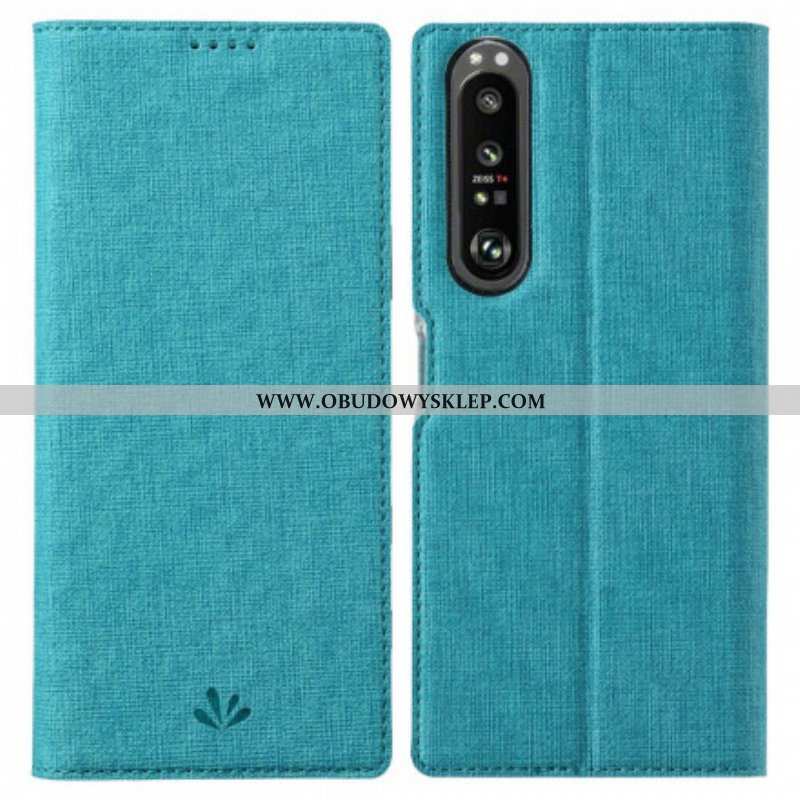 Etui Na Telefon do Sony Xperia 1 III Etui Folio Teksturowany Vili Dmx