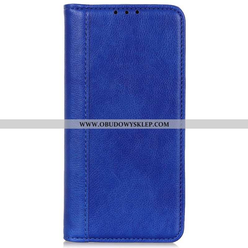 Etui Na Telefon do Sony Xperia Pro-I Etui Folio Elegancka Dwoina Skóry Liczi