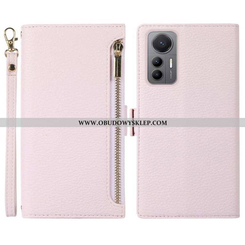 Etui Na Telefon do Xiaomi 12 Lite Etui Folio Przednia Kieszeń I Smycz