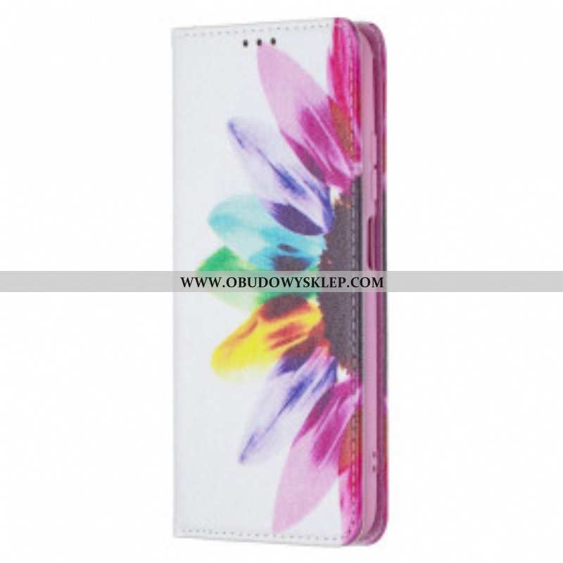 Etui Na Telefon do Xiaomi Redmi Note 10 / 10S Etui Folio Akwarela Kwiat