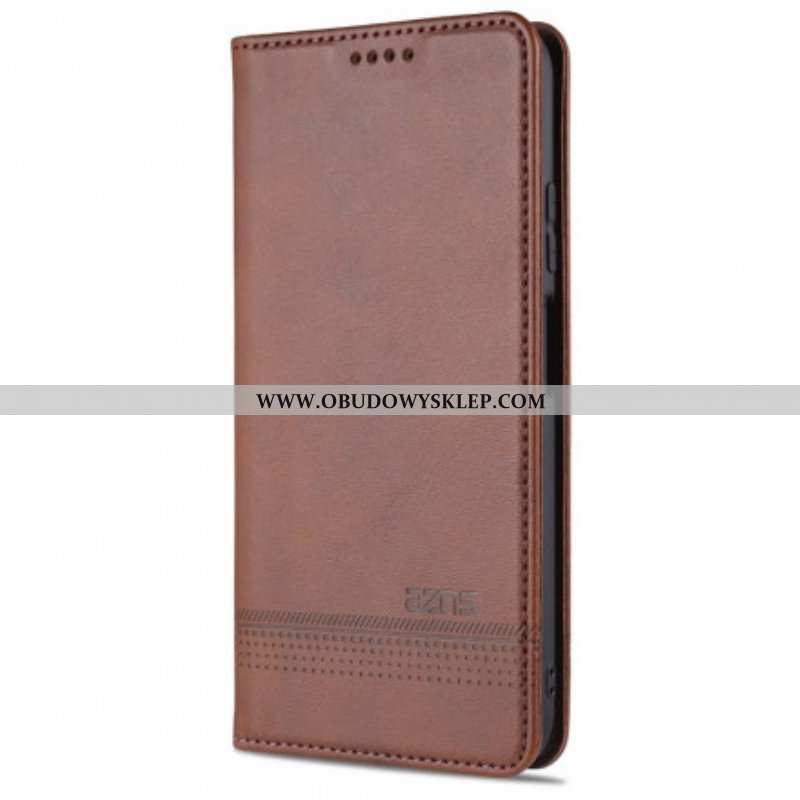 Etui Na Telefon do Xiaomi Redmi Note 10 / 10S Etui Folio Stylizacja Skóry Azns