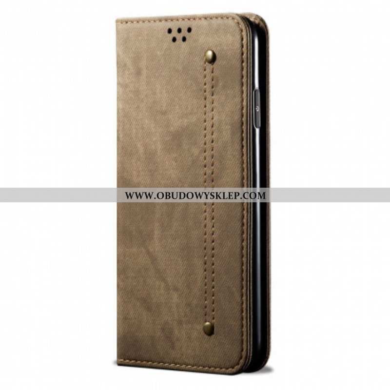 Etui Na Telefon do Xiaomi Redmi Note 10 / 10S Etui Folio Tkanina Dżinsowa