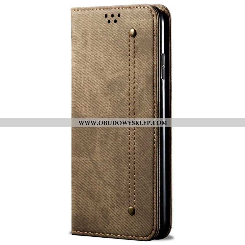 Etui Na Telefon do Xiaomi Redmi Note 11 / 11S Etui Folio Tkanina Dżinsowa