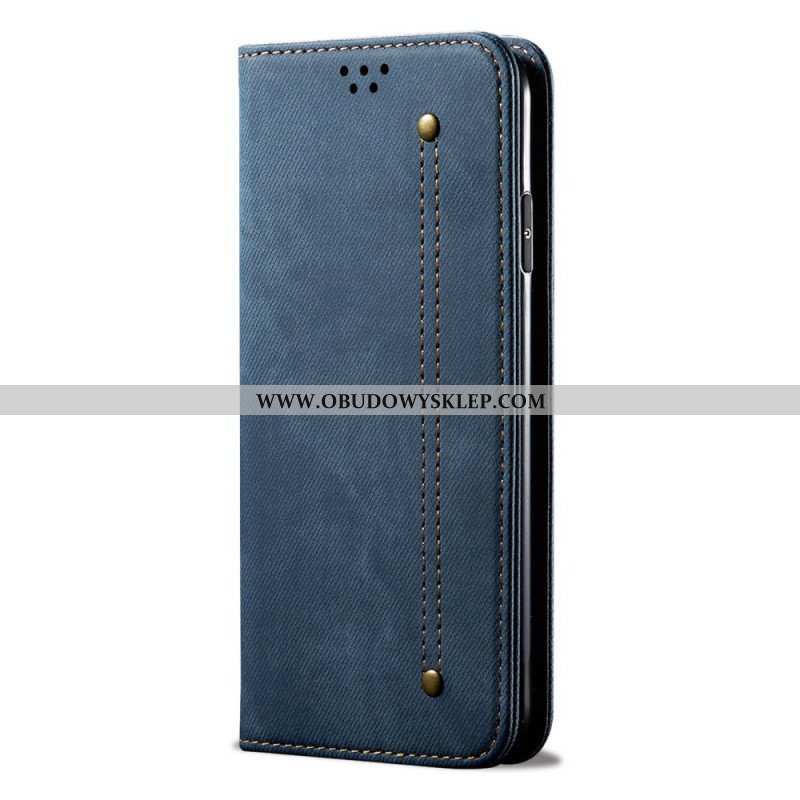 Etui Na Telefon do Xiaomi Redmi Note 11 Pro Plus 5G Etui Folio Tkanina Dżinsowa