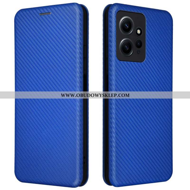 Etui Na Telefon do Xiaomi Redmi Note 12 4G Etui Folio Włókno Węglowe