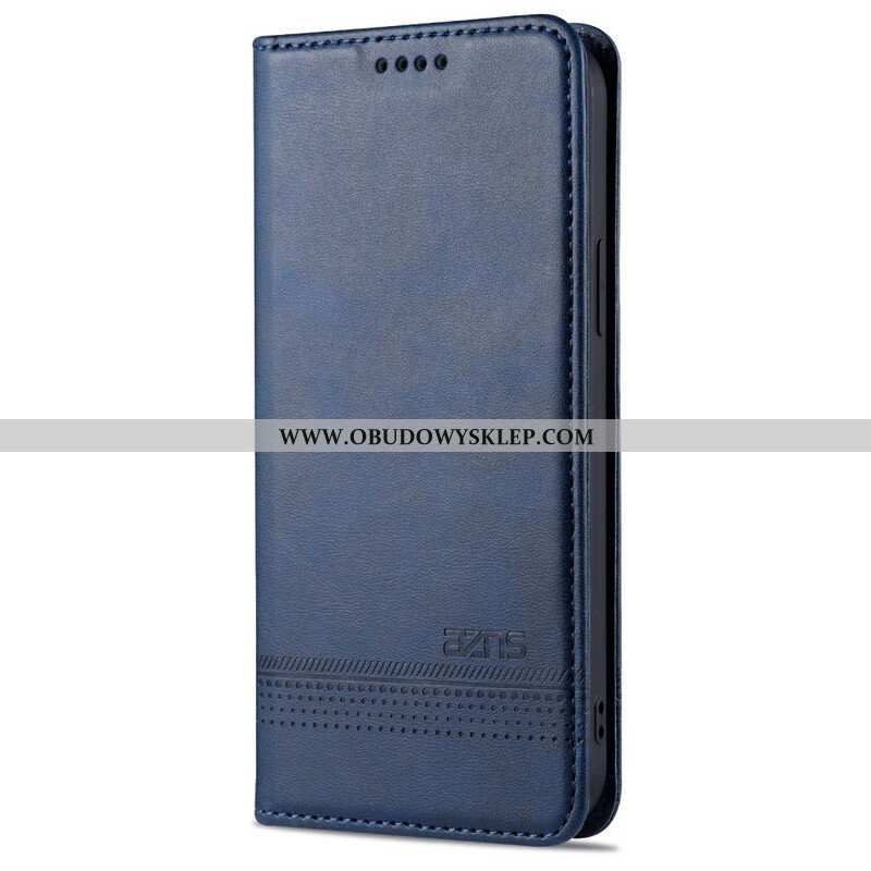 Etui Na Telefon do iPhone 13 Pro Etui Folio Stylizacja Skóry Azns