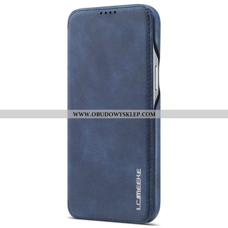 Etui Na Telefon do iPhone 14 Etui Folio Lc.imeeke Efekt Skóry