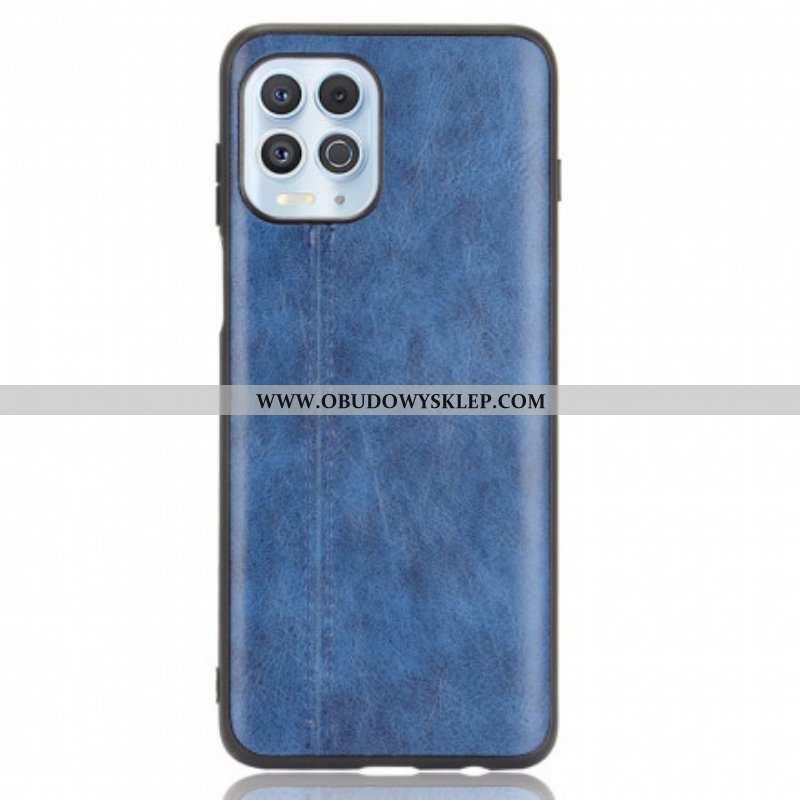 Etui do Moto G100 Skórzany Efekt Couture