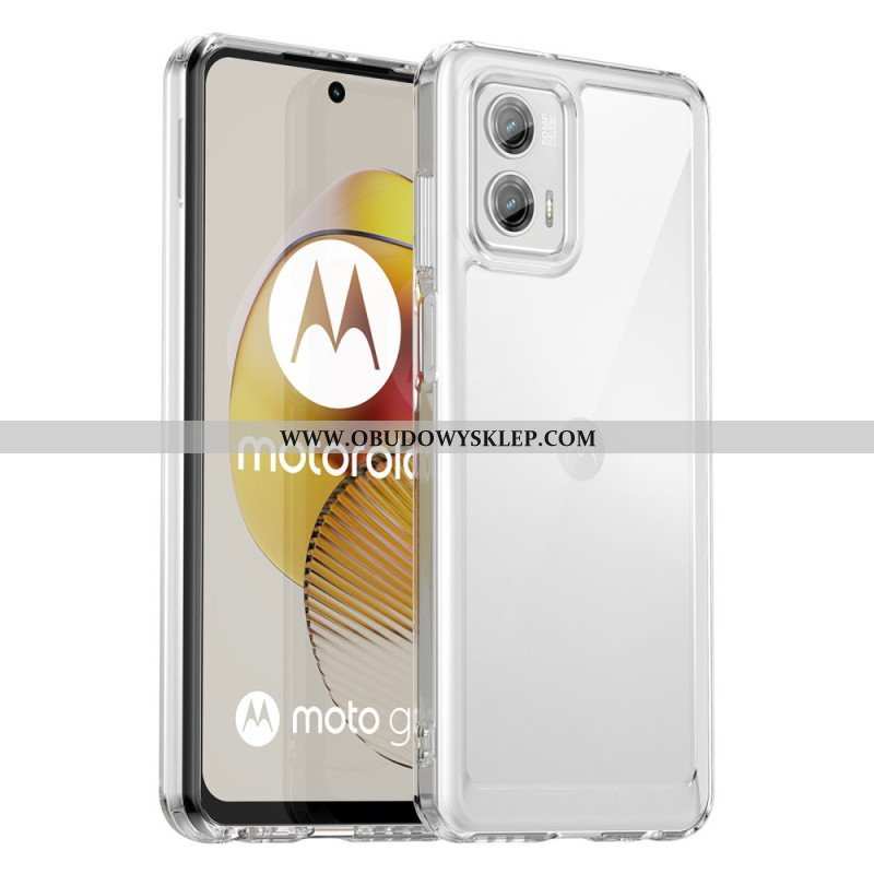 Etui do Moto G73 5G Przezroczysta Hybryda