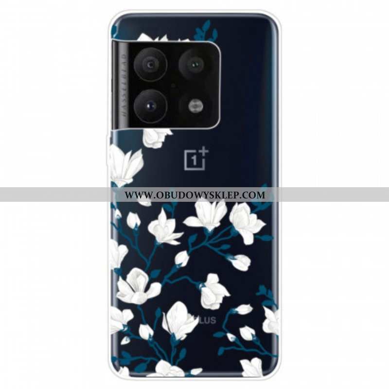 Etui do OnePlus 10 Pro 5G Białe Kwiaty