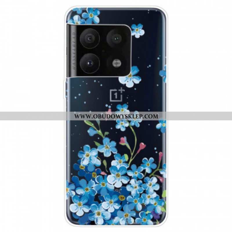 Etui do OnePlus 10 Pro 5G Niebieskie Kwiaty