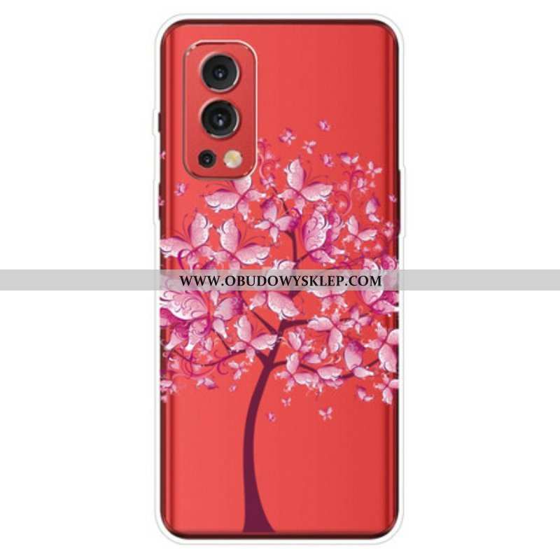 Etui do OnePlus Nord 2 5G Przezroczyste Drzewo Motyli