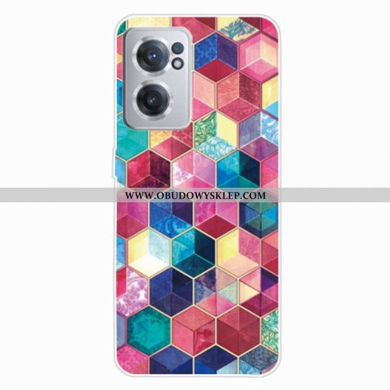 Etui do OnePlus Nord CE 2 5G Wielokolorowe Kostki