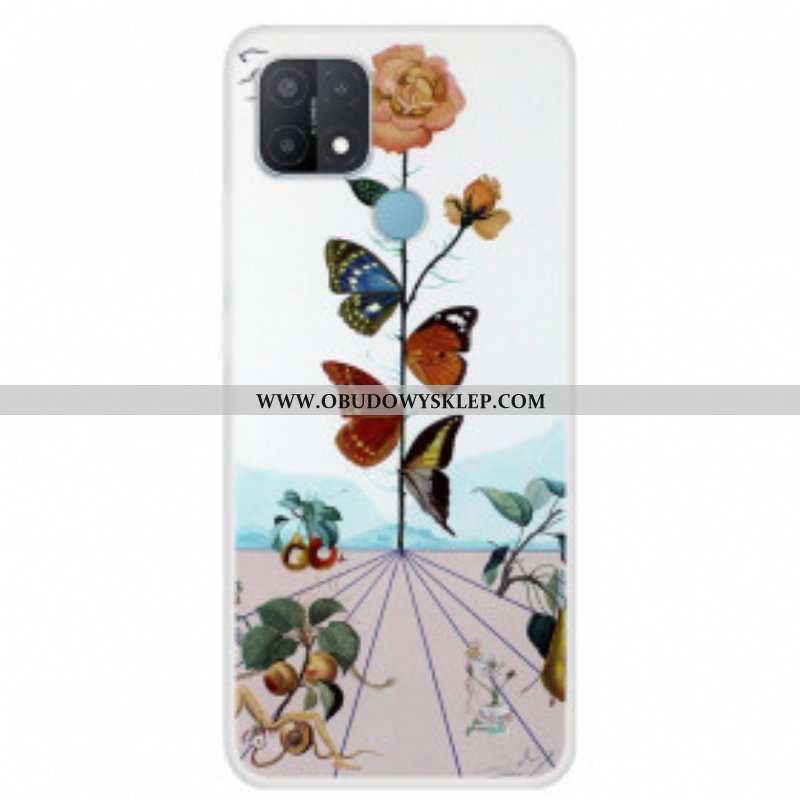 Etui do Oppo A15 Motyle Natury