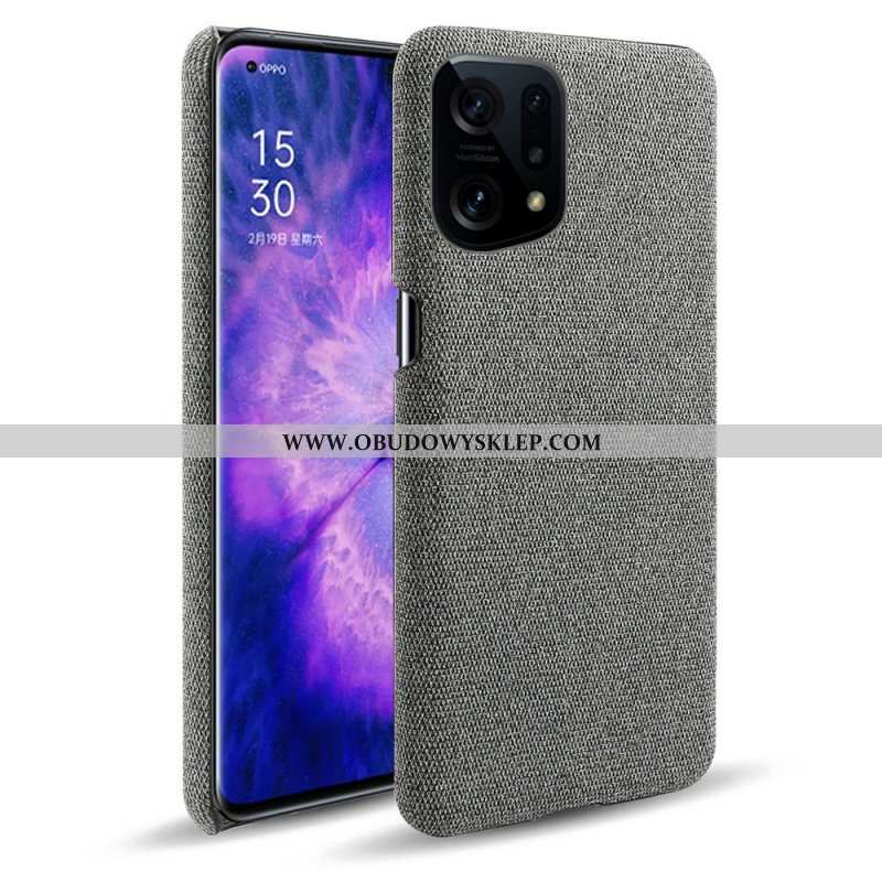 Etui do Oppo Find X5 Tkanina Z Klasą