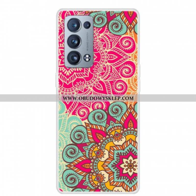 Etui do Oppo Reno 6 Pro 5G Neonowa Mandala