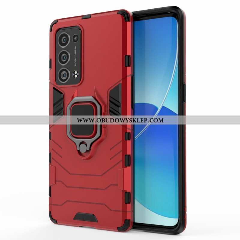 Etui do Oppo Reno 6 Pro 5G Wsparcie Pierścienia Obrotowego