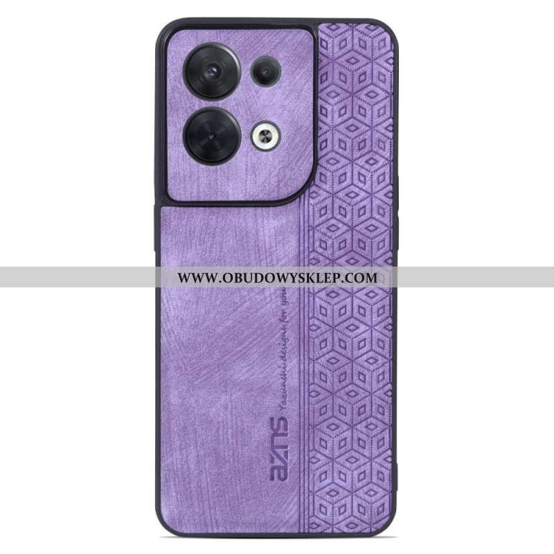 Etui do Oppo Reno 8 Efekt Skóry Azns