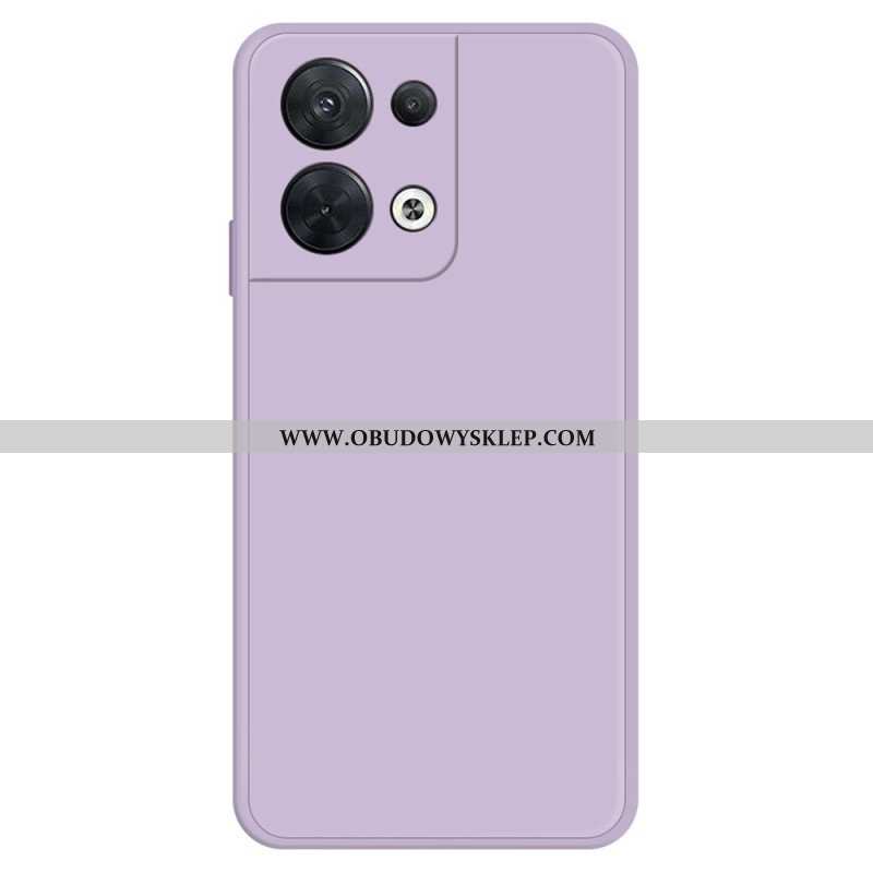 Etui do Oppo Reno 8 Silikonowe Wnętrze Z Mikrofibry