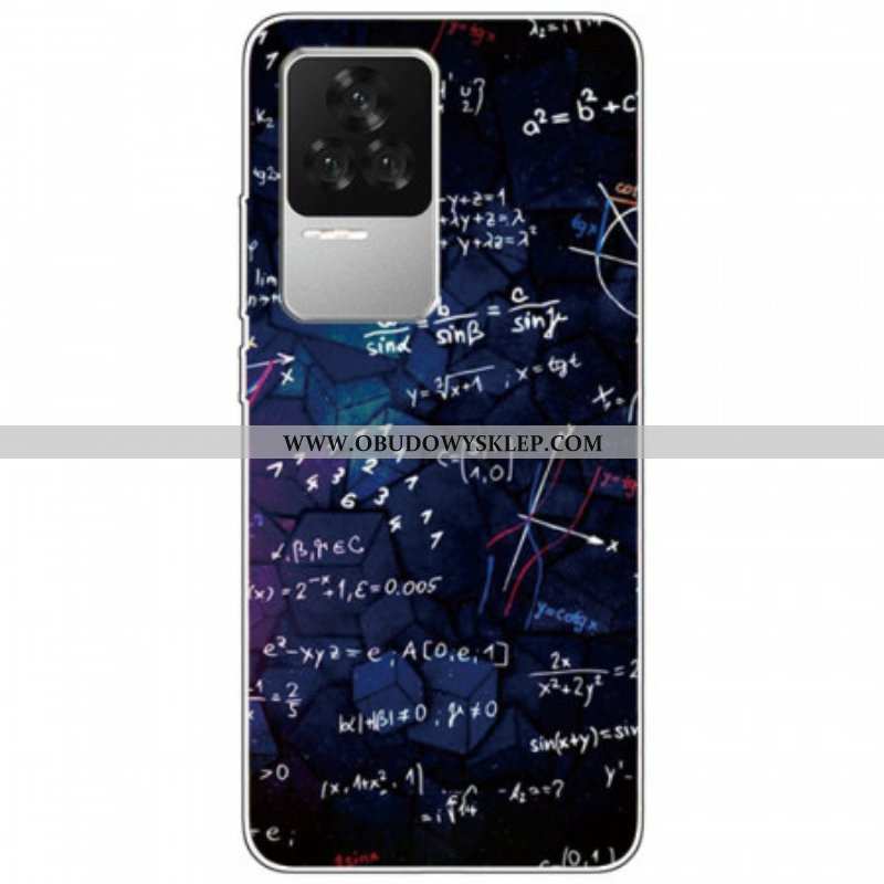 Etui do Poco F4 Silikonowe Obliczenia Matematyczne