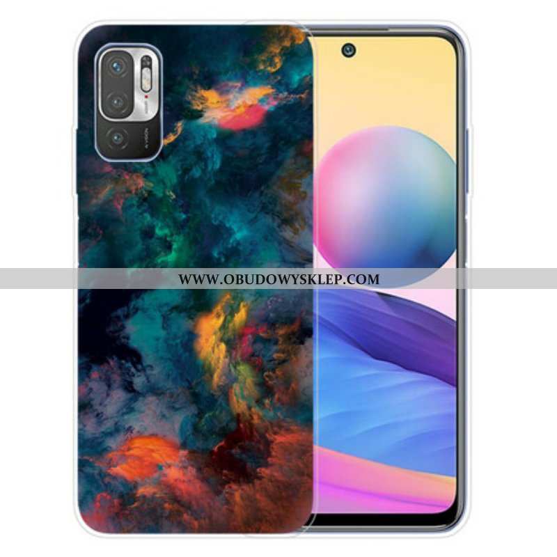 Etui do Poco M3 Pro 5G Kolorowe Chmury