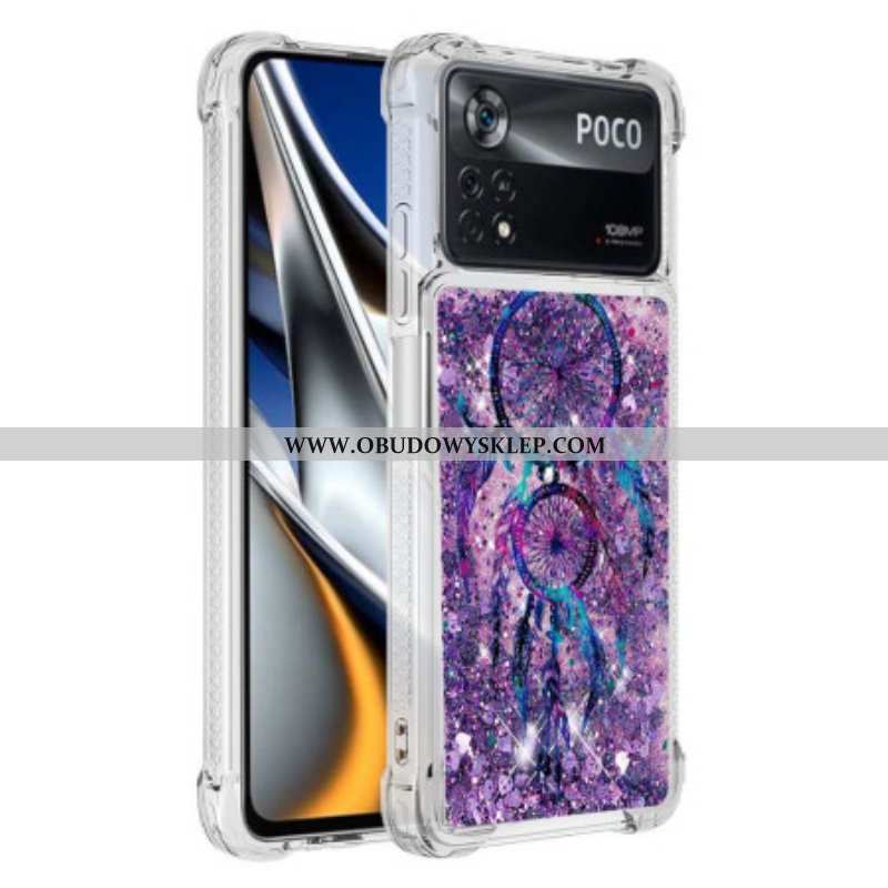 Etui do Poco X4 Pro 5G Cekinowy Łapacz Snów