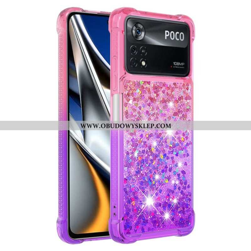 Etui do Poco X4 Pro 5G Kolorowe Cekiny