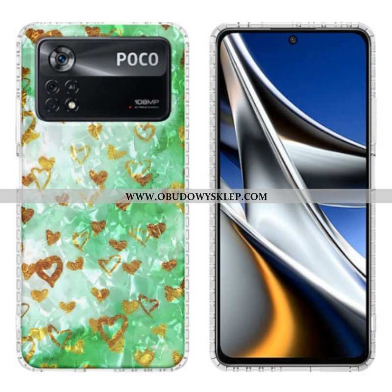 Etui do Poco X4 Pro 5G Stylowe Serca