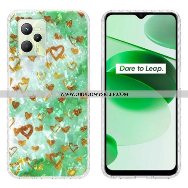 Etui do Realme C35 Stylowe Serca