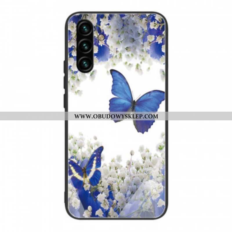 Etui do Samsung Galaxy A13 5G / A04s Szkło Hartowane W Kształcie Motyli