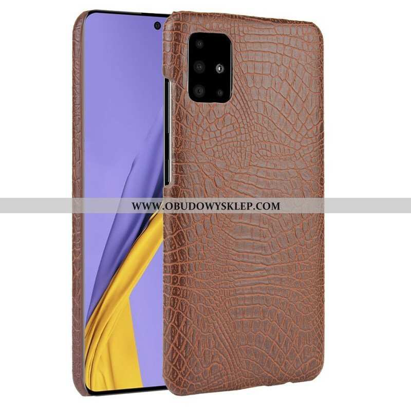 Etui do Samsung Galaxy A51 5G Efekt Skóry Krokodyla