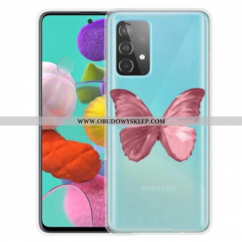 Etui do Samsung Galaxy A52 4G / A52 5G / A52s 5G Dzikie Motyle